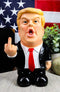 Ebros Gift 'Angry at The World' USA President Donald Trump Flipping The Bird Sign Statue