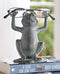 Ebros Aluminum Whimsical Yoga Frog On Lily Pad Eyeglass Or Spectacle Holder