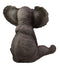 Ebros The Adorable Pachy Elephant Garden Patio Figurine W/ Solar LED Light Lantern Lamp 13.75"H