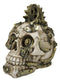 Mad Max Geared Mohawk Steampunk Cyborg Clockwork And Pipes Punk Skull Figurine