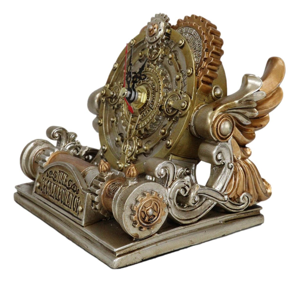 One Way Clockwork Time Machine Steampunk Chronambulator Time Warp Machine With Painted Clockwork Desk ...