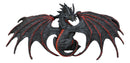 Ebros Black Widow Blood Dragon Wall Decor Sculpture by Ruth Thompson Dragonblade