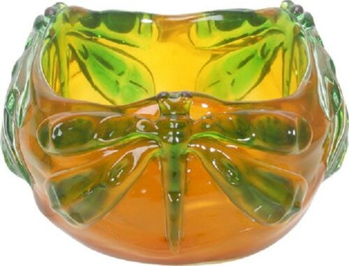 Ebros Damselfly Bowl For Fruits Tabletop Mantle-piece Decor Art Nouveau Theme