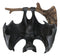 Gothic Winged Vampire Bat By Spider Web Hanging From Branch Wall Hanging Decor