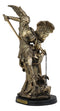 Ebros Large Archangel Saint Michael Slaying Chained Lucifer Statue 12.5" Tall