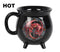 Wicca Sabbats Wheel of The Year Lammas Dragon Heat Color Changing Cauldron Mug