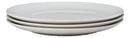 Ebros Pack Of 3 White Porcelain Round Plates 12" Large Dinner Entree Plate