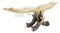 Wildlife Rustic Buck Deer Stag Entwined Antlers 4 Votives Candle Holder Figurine