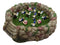 Fairy Garden Village Stone Walls Planter With Steps Display & 12 Yoga Gnomes Set