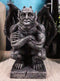 Winged Night Watchman Gothic Troll Deimos Gargoyle Statue 6.5"Tall Figurine