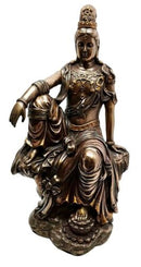 Ebros Bodhisattva Goddess Water and Moon Kuan Yin Guanyin Statue Sculpture