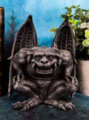 Ebros Ram Horned Demon Winged Gargoyle Bellowing Wild Statue 6" Tall