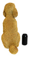 Large Realistic Groomed Brown Poodle Statue 18.5"H Animal Pet Pal Poodles Dog