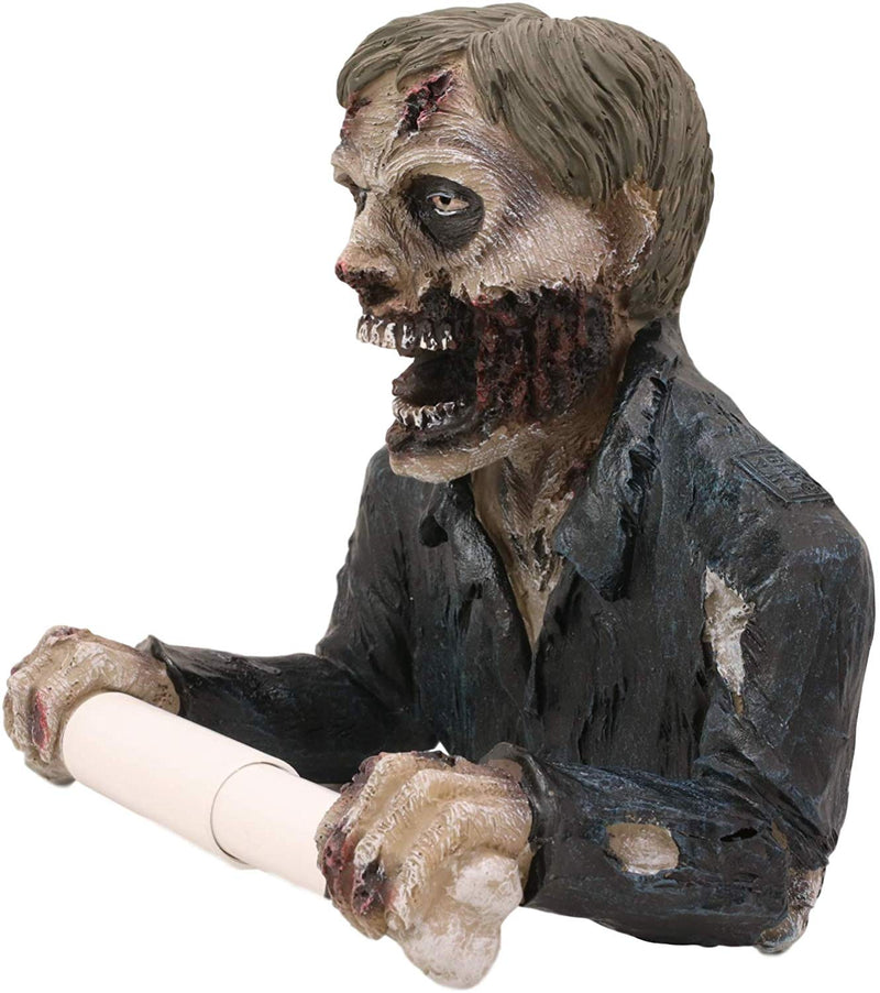 Rotten Walker Undead Zombie Slave Bust Decorative Toilet Paper Holder Figurine