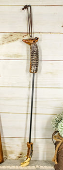 Western Armadillo Claws Long Reach Hand Back Scratcher Wall Hanging Figurine