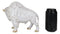 Ebros Gift Native American Sacred White Bison Buffalo Decorative Resin Figurine 8.75" Long