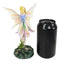 Ebros Fae Garden Meadows Blonde Fairy With Rainbow Lily Petals Dress & Gloves
