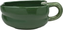 Ebros 8" Wide Realistic Green Bell Pepper Ceramic Soup Bowl Container SET OF 2
