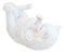 Feline Purrfectly Divine White Angel Kitty Cat Wine Bottle Holder Caddy Figurine
