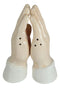 Inspirational Religious Themed Praying Hands Ceramic Salt Pepper Shakers Set