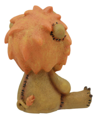 Furrybones Raion Lion With Meat Skeleton Statue 2.75"H Furry Bones Madagascar