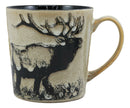 Ebros The Emperor Giant Stag Elk Deer Rustic Drinking Beverage Ceramic Coffee Mug 16oz