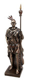 Ebros Indian Warrior with Traditional Costume and Weapon Collectible Figurine 9" Tall