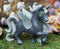 Ebros Fairy Tale Pegasus Horse Figurine Shelf Decor (Grey Shadow Milkyway)