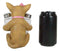 Ebros Bonita Pretty In Pink Girl Chihuahua Dog Salt And Pepper Shakers Holder