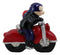 Hog Riders Biker Pig Couple Riding Motorcycle Side Car Rig Salt Pepper Shakers