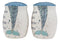 Ebros Marine Mermaid Kisses Starfish Wishes Ceramic Salt And Pepper Shakers Set