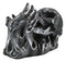 Dead Rising Skull Hell's Booze Ghost Rider Flame Skeleton Wine Holder Figurine