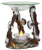 Ebros King Of The Sky Soaring Trinity Bald Eagles Oil Wax Warmer Candle Holder Statue