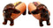 Doxies Hot Dog Sausage Wiener Dachshunds Salt And Pepper Shakers Magnetic Set