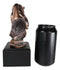 Western Wildlife Handsome Horse Stallion Head Bust Figurine With Trophy Base