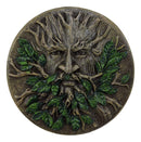 Ebros Wiccan Celtic Forest Spirit Greenman Tree of Life Round Jewelry Box 4.5" Diameter Vegetative Earth Deity Small Trinket Box Figurine