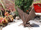 Ebros 7" Long Metamorphosis Flitting Butterfly Bronzed Decorative Garden Statue
