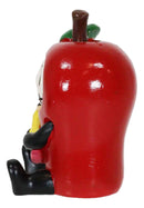 Furrybones Red Ringo Chili Pepper Skeleton With Pencil Furry Bones Figurine
