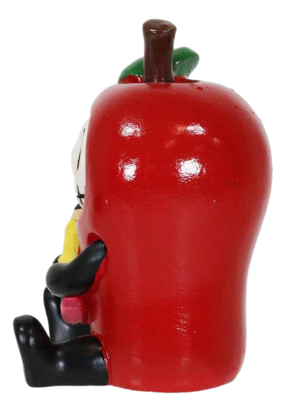 Furrybones Red Ringo Chili Pepper Skeleton With Pencil Furry Bones Figurine