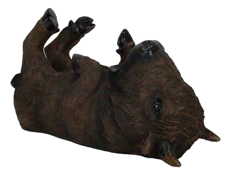Kitchen Party Decor Drunk Buffalo Bison Wine Holder Rack Figurine Sculpture