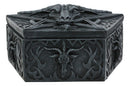 Knights Templar Satan Pentagram Sabbatic Goat Baphomet Keepsake Jewelry Box