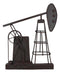 Ebros Rustic Metal Vintage Oil And Gas Derrick Rig Pump Jack Wall Art Decor 3D Plaque