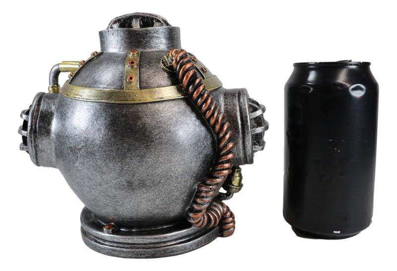 Ebros Steampunk Nautical Marine Diver Helm Submarine Ship Skull Macabre Figurine
