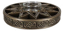 Greek Astrological Horoscopes Zodiac Pentagram Alchemy Votive Candle Holder