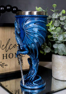 Ebros Ruth Thompson Dragon's Lair Sea Blade Drake 8oz Wine Goblet Chalice Cup
