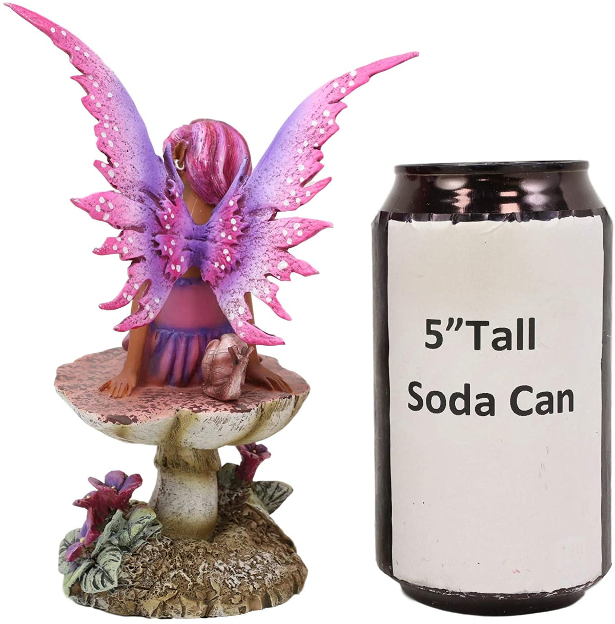 Amy Brown Gothic Manga Magenta Fairy Sculpture Figurine Whimsical Wild Forest