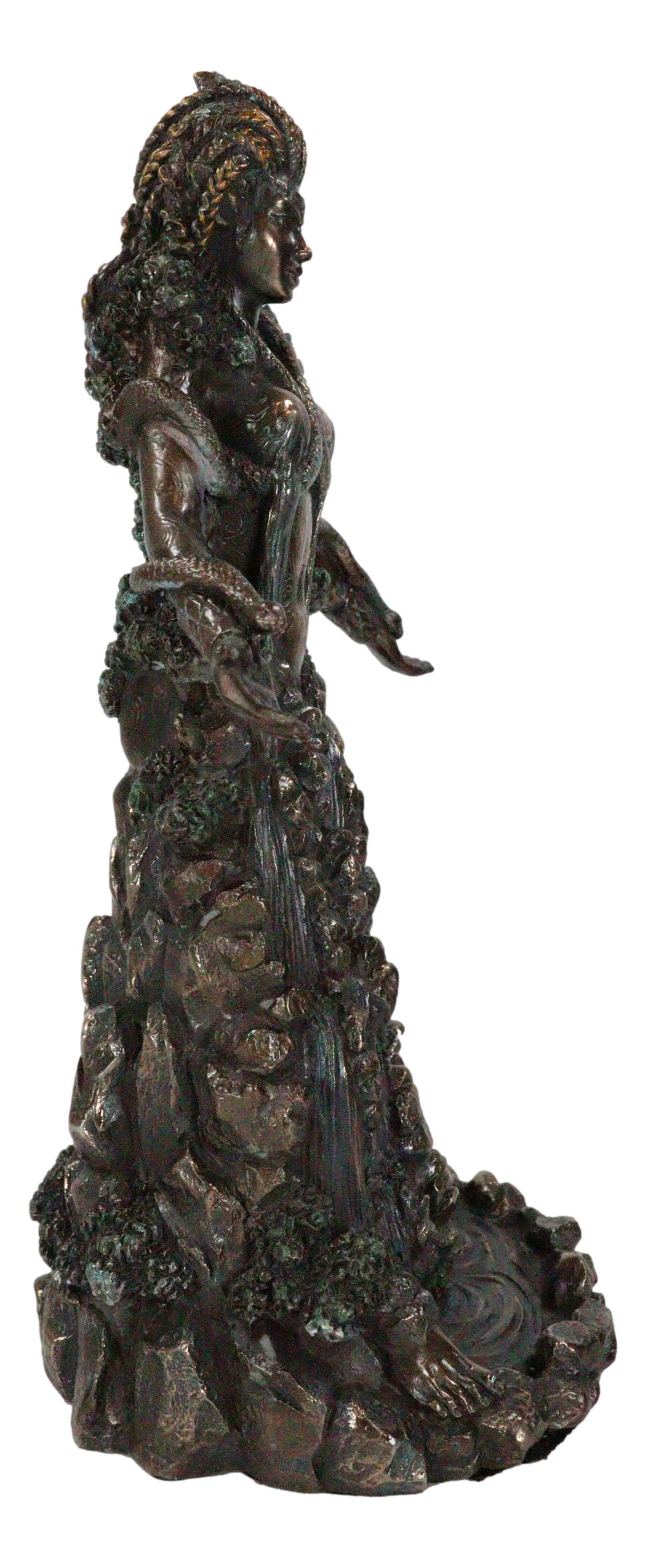 Irish Triple Goddess Danu Statue Mother Earth Goddess Don Gaia Wiccan Figurine - Ebros Gift