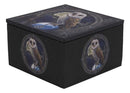 Ebros Witching Hour Pentagram Owl On Scrying Ball Spell Keeper Decorative Jewelry Box