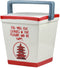 Ebros Ceramic Chinese Food Take Out Box Cookie Jar With Seal Tight Lid 8.5"Tall