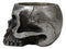 Pack Of 2 Gunmetal Finish Evil Death Skull Small Votive Candle Or Crystal Holder